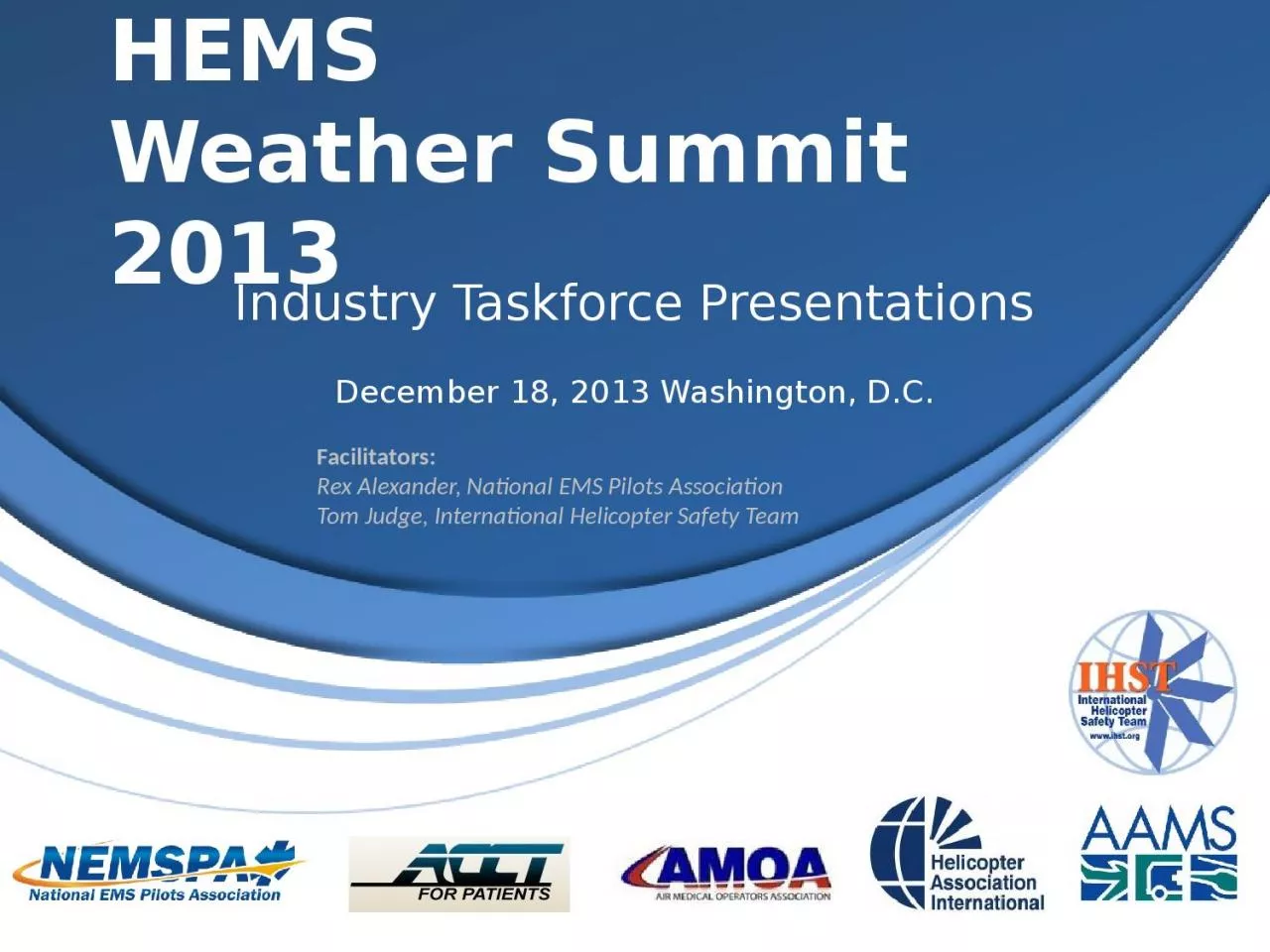 PPT-HEMS Weather Summit 2013