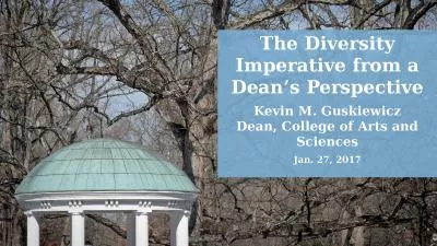 The Diversity Imperative from a Dean’s Perspective