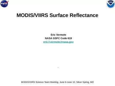 MODIS/VIIRS Surface Reflectance