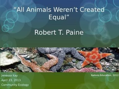 “All Animals Weren’t Created Equal”