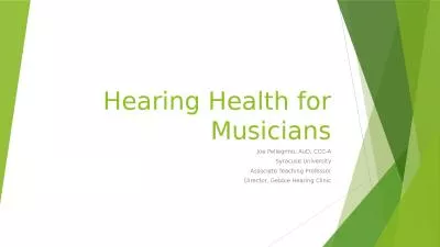 Hearing Health for Musicians