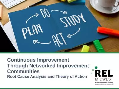 Continuous Improvement Through Networked Improvement Communities