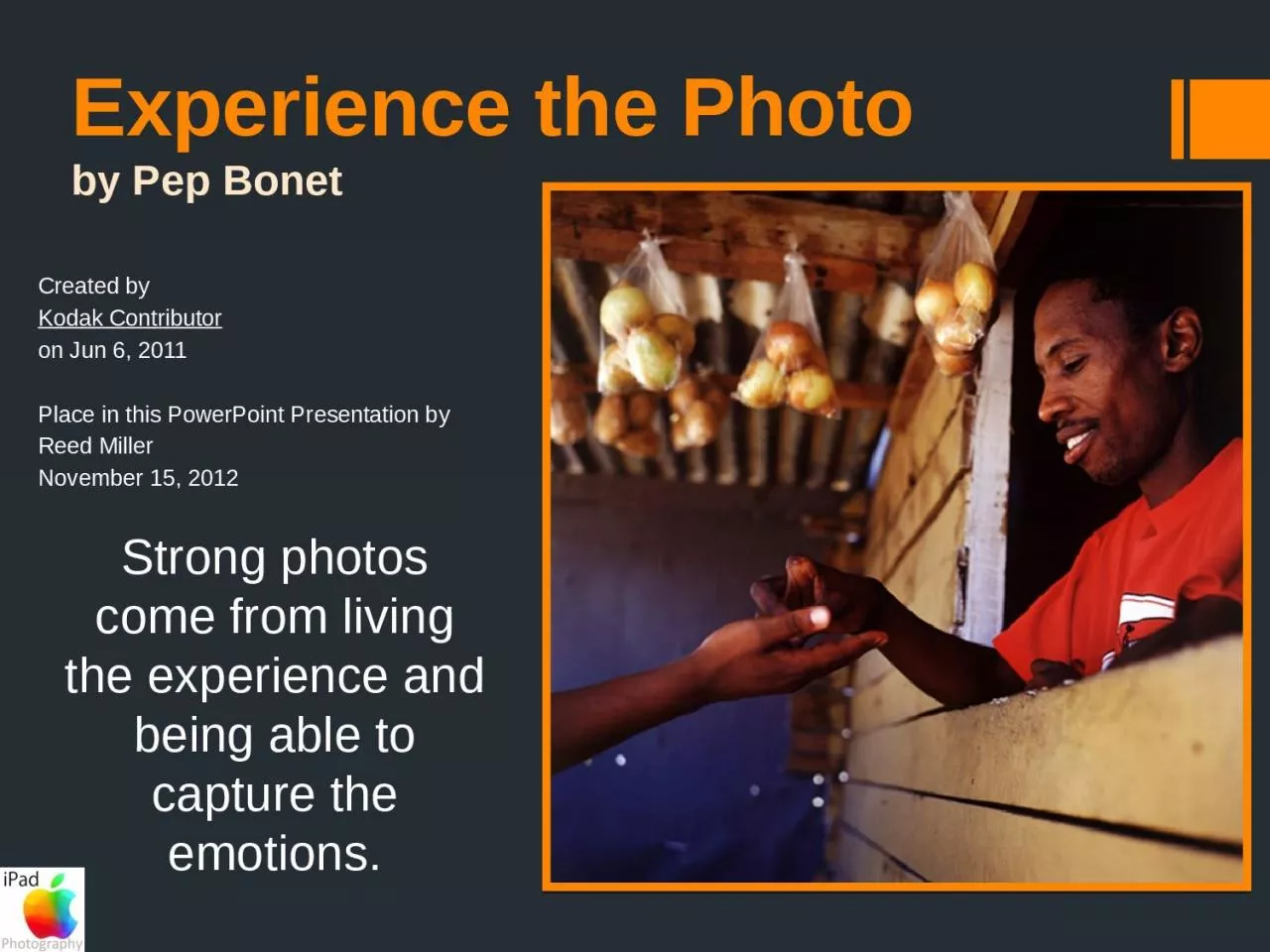 PPT-Experience the Photo by