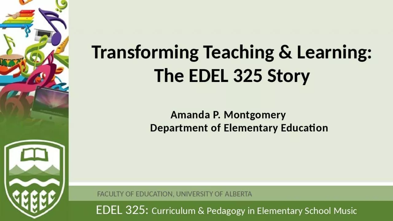 Transforming Teaching & Learning: