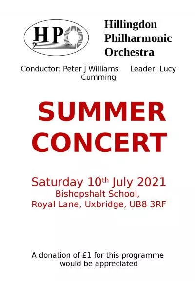 Hillingdon Philharmonic Orchestra