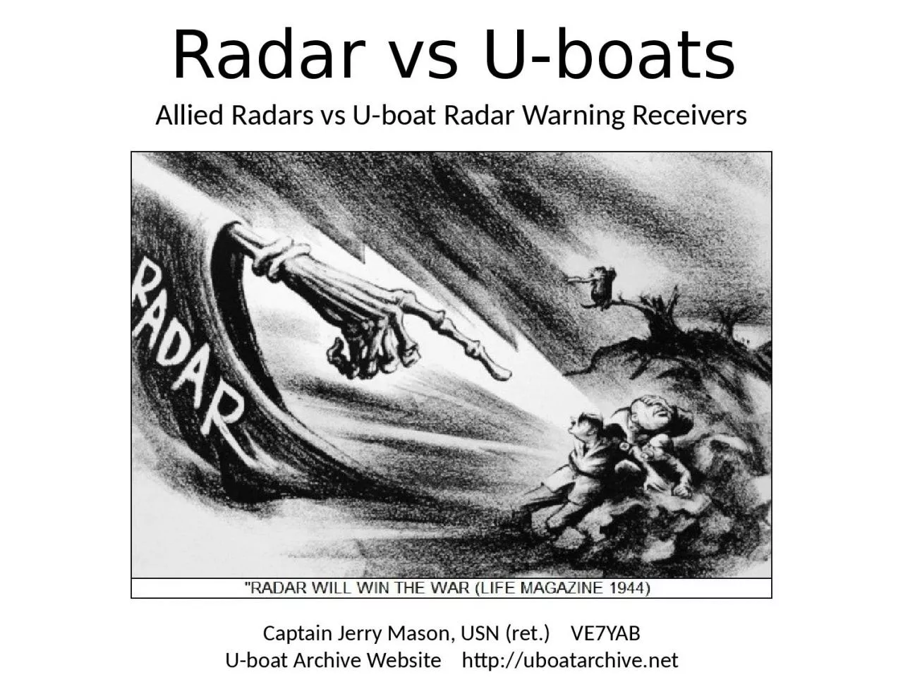 PPT-Radar vs U-boats Allied Radars vs U-boat Radar