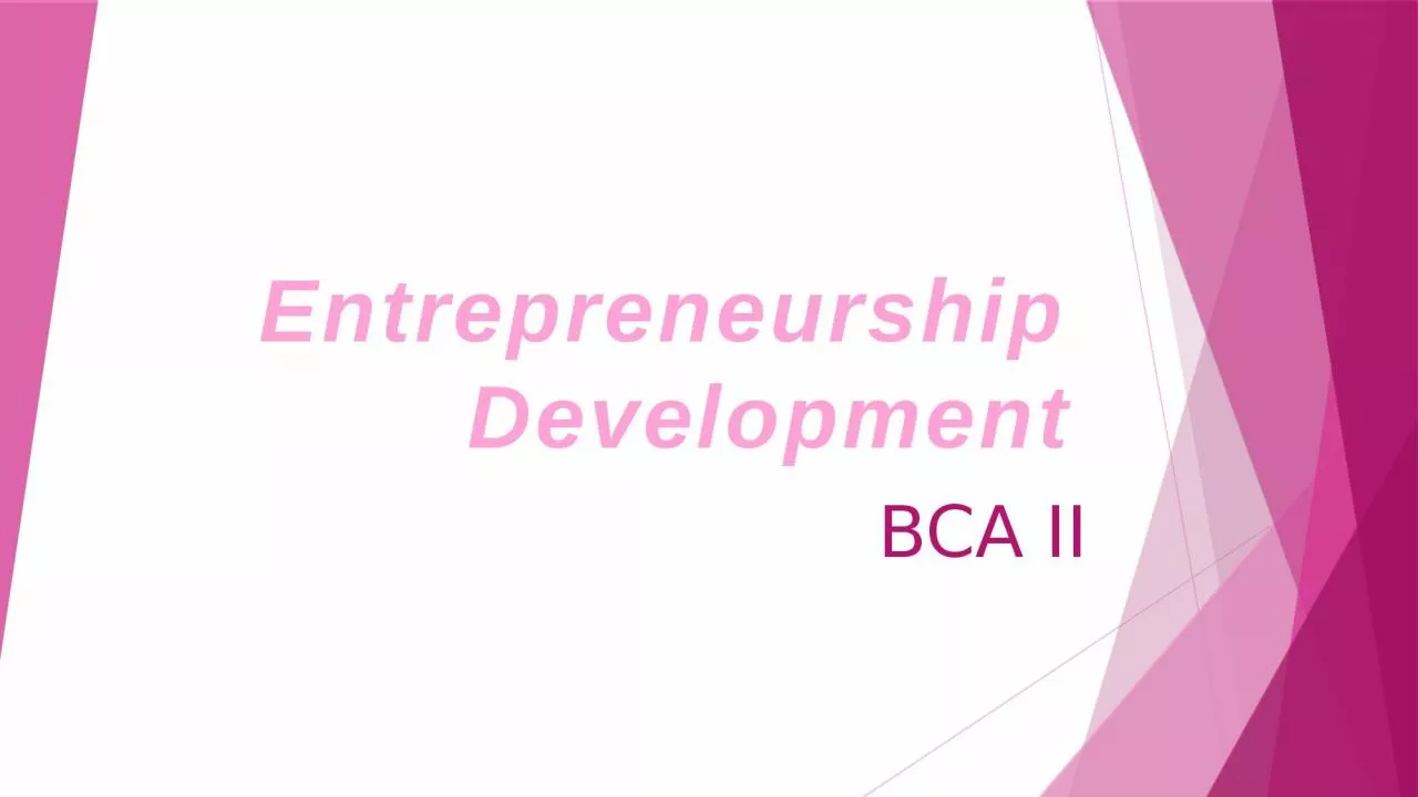 PPT-Entrepreneurship Development