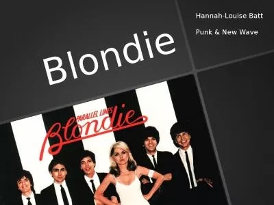 Blondie Hannah-Louise  Batt