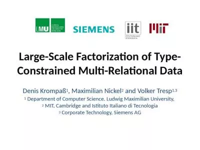 Large-Scale Factorization of Type-Constrained Multi-Relational Data