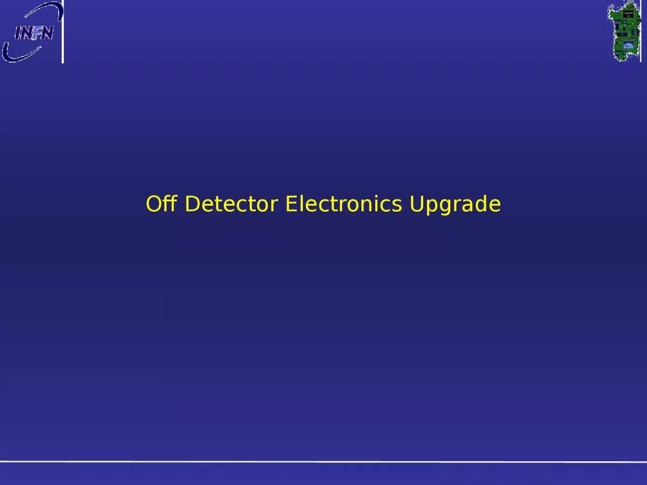 PPT-Off Detector Electronics