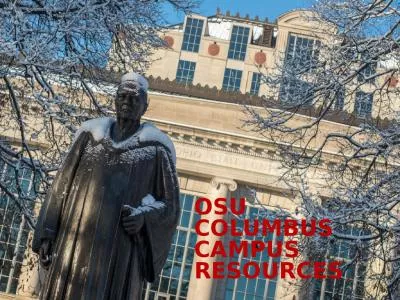 OSU Columbus Campus Resources