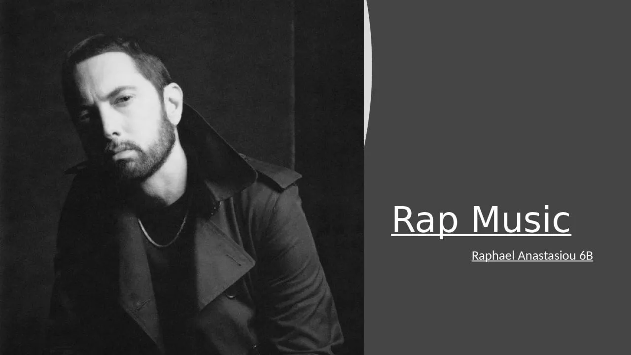 Rap Music Raphael Anastasiou 6B