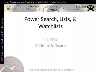 Power Search, Lists, &