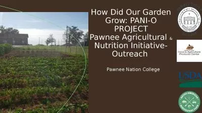 How Did Our Garden Grow: PANI-O