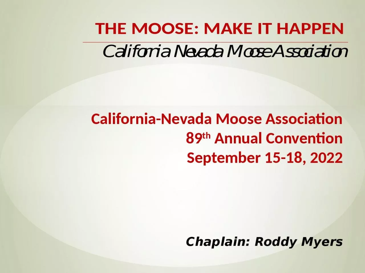 PPT-California-Nevada Moose Association