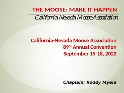 California-Nevada Moose Association