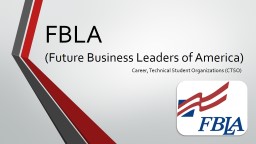 PPT-FBLA (Future Business Leaders of America)