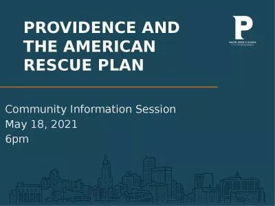 Providence and The American Rescue Plan