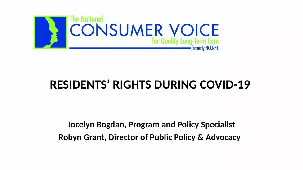 PPT-RESIDENTS’ RIGHTS DURING COVID-19