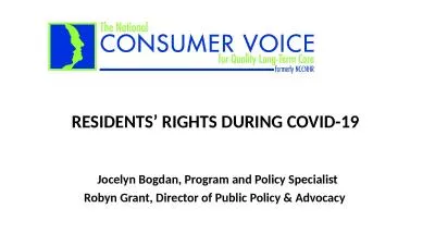 RESIDENTS’ RIGHTS DURING COVID-19