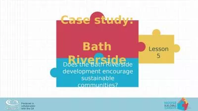 Case study:  Bath Riverside