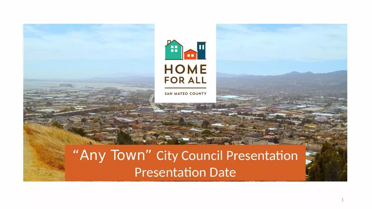 PPT-“Any Town” City Council Presentation