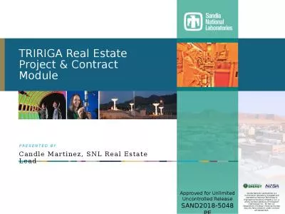 TRIRIGA Real Estate Project & Contract Module