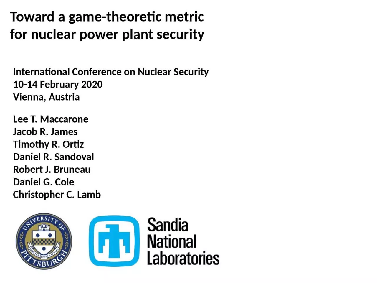 PPT-Toward a game-theoretic metric