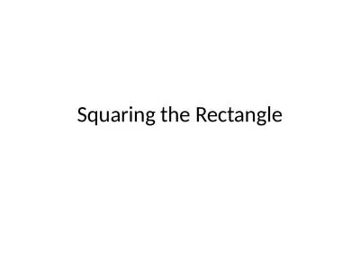 Squaring the Rectangle Rectangle