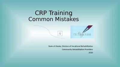 CRP Training Common Mistakes