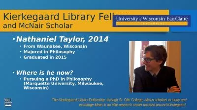 Kierkegaard Library Fellow