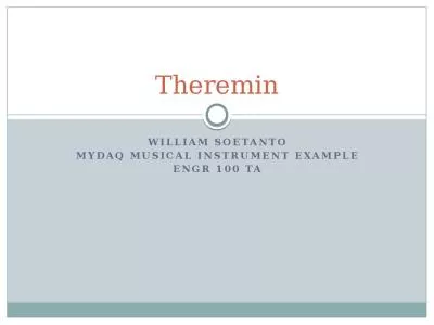 William Soetanto MyDaq  Musical Instrument Example