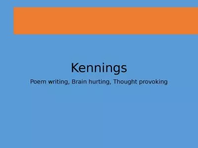 Kennings Poem writing, Brain hurting, Thought provoking