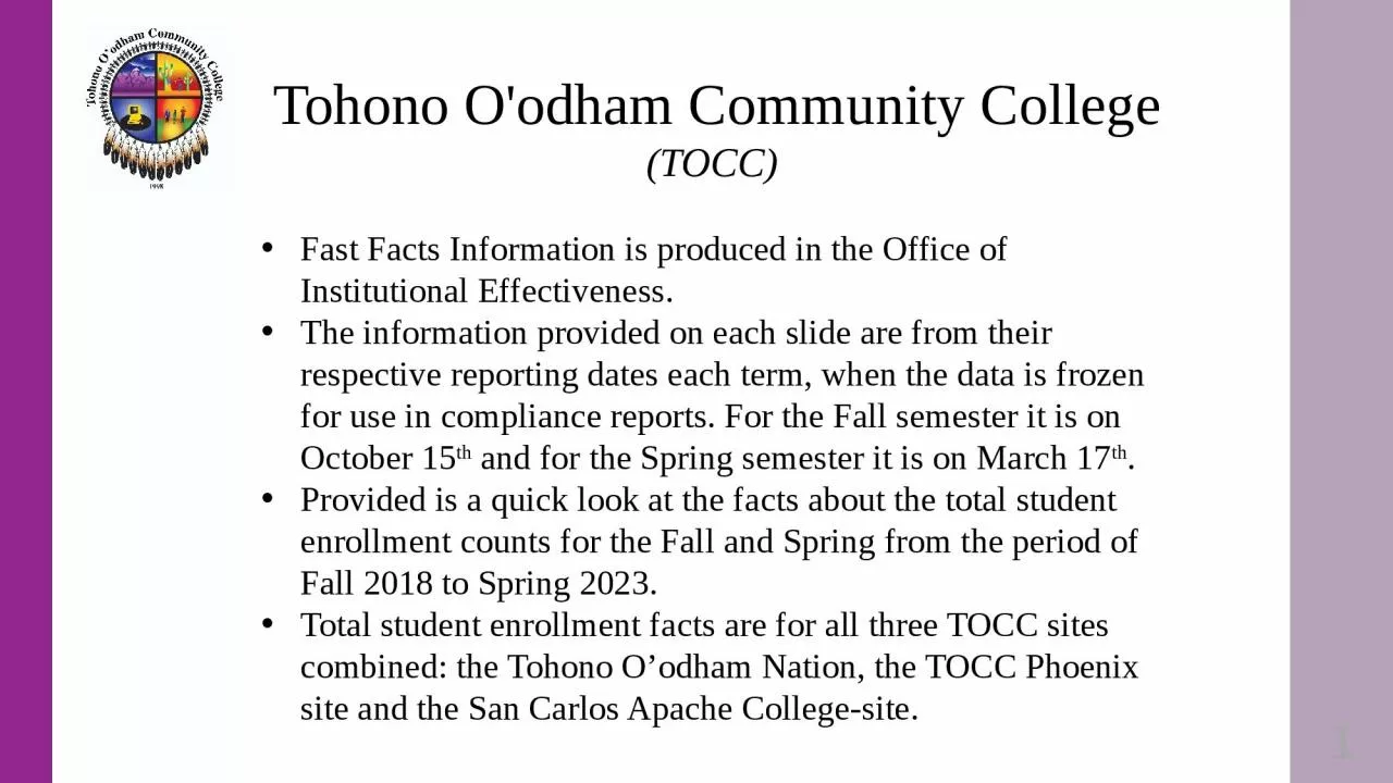 PPT-1   Tohono O'odham Community