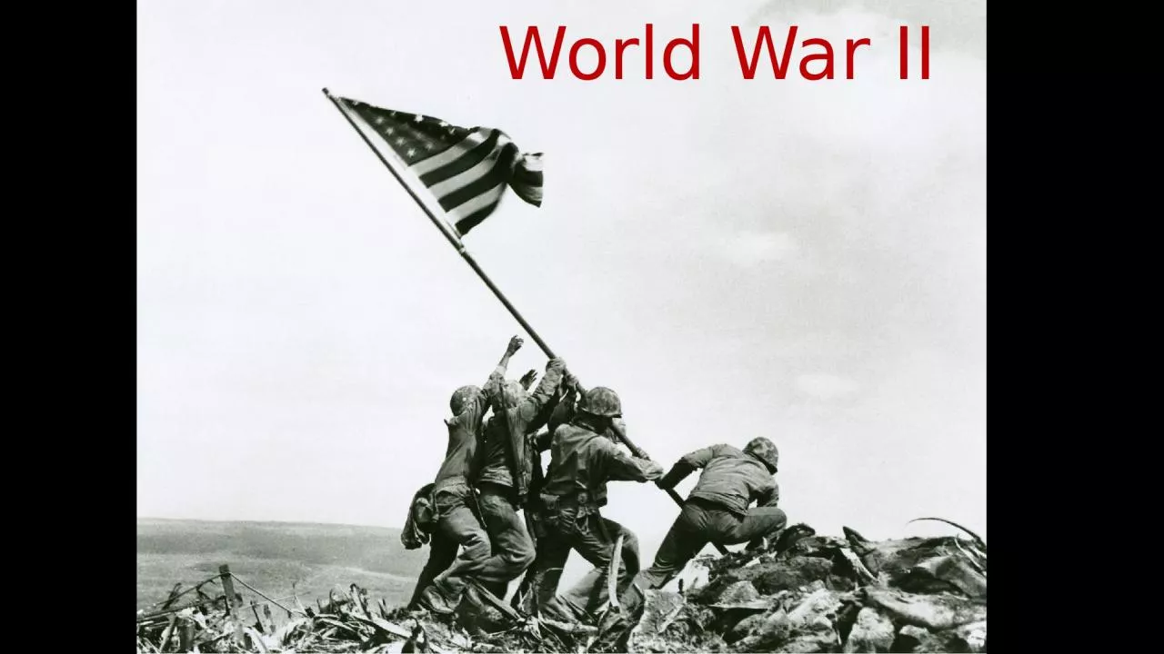 PPT-World War II Rise of Fascists and Militarists