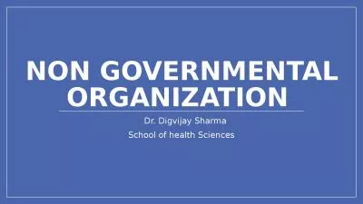 non governmental organization