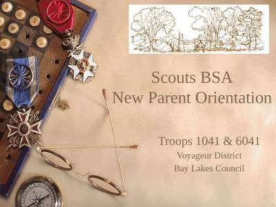 Scouts BSA New Parent Orientation