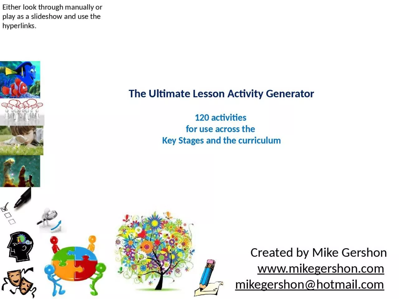 PPT-The Ultimate Lesson Activity Generator