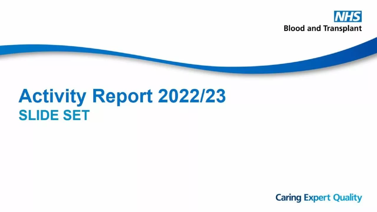 PPT-Activity Report 2022/23 SLIDE SET