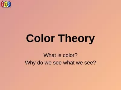 Color Theory What is color?
