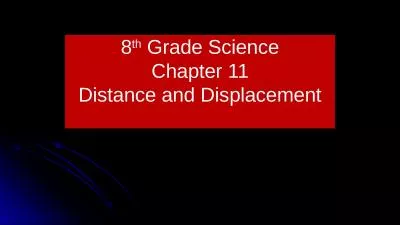 8 th  Grade Science Chapter 11