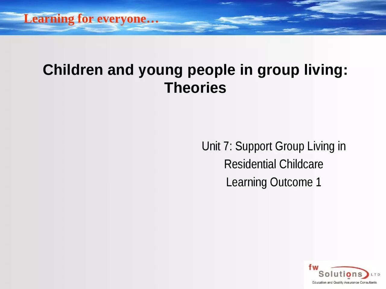 PPT-C hildren and young people in