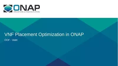 VNF Placement Optimization in ONAP