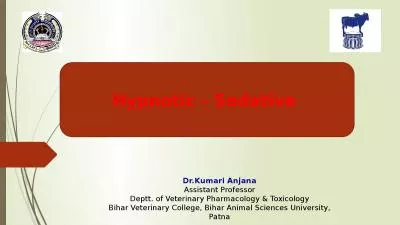 Hypnotic - Sedative  Dr.Kumari