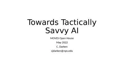 Towards Tactically Savvy AI