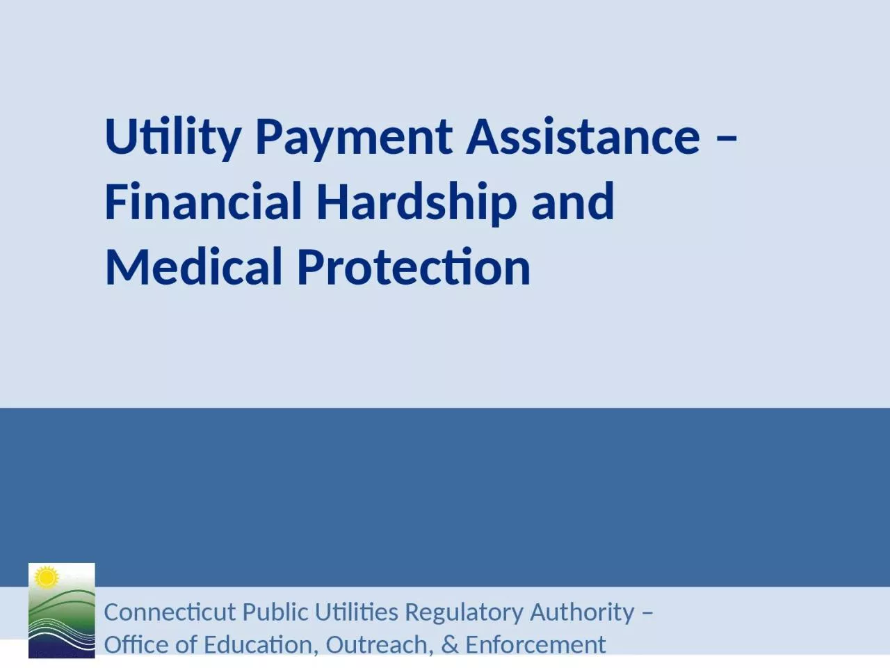 PPT-Utility Payment Assistance –