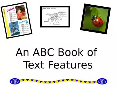 An ABC Book of  Text Features