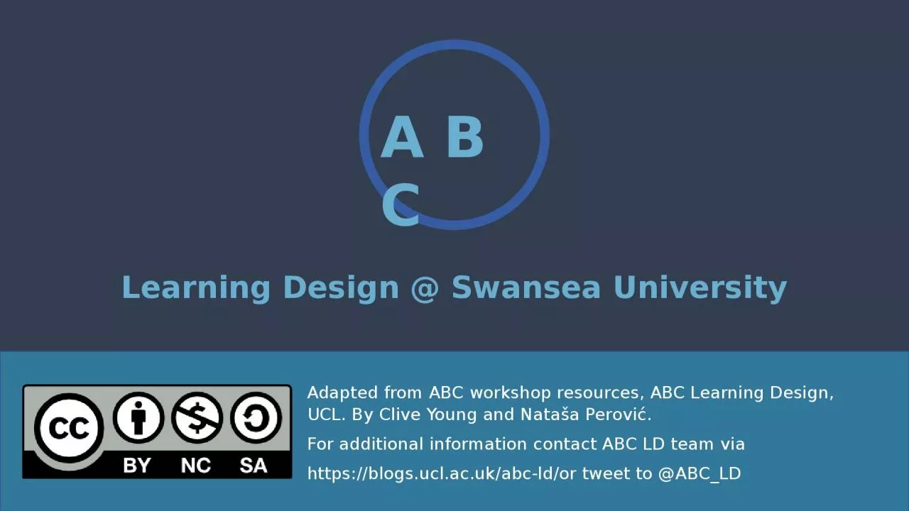 Learning Design @ Swansea University