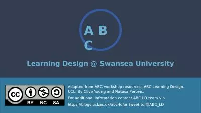 Learning Design @ Swansea University