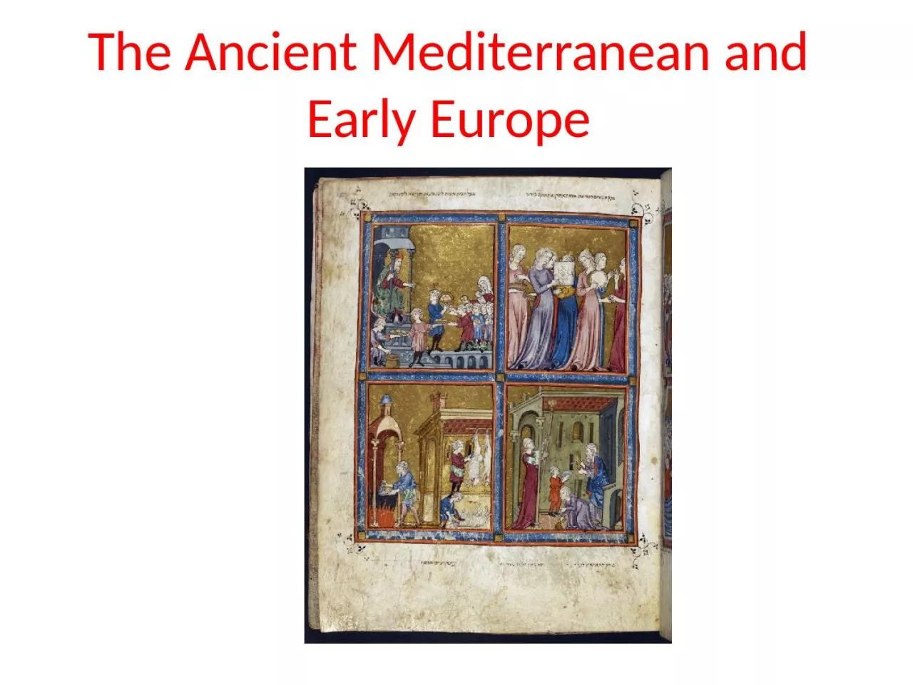 PPT-The Ancient Mediterranean and Early Europe